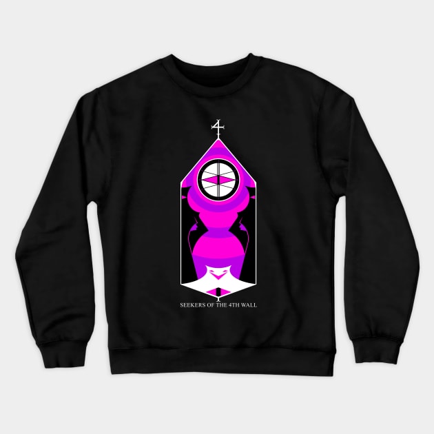 Seekers of the 4th Wall Crewneck Sweatshirt by RebelTaxi